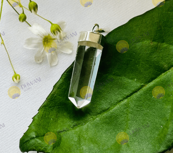 Clear Quartz Pencil Pendant